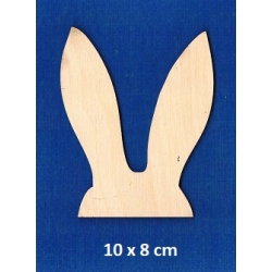 SKLEJKA #3mm Uszy zajączka 10x8cm / 1919